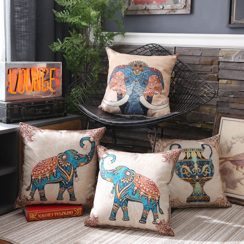 Wanderer’s Elephant Cushion