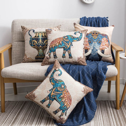 Wanderer’s Elephant Cushion